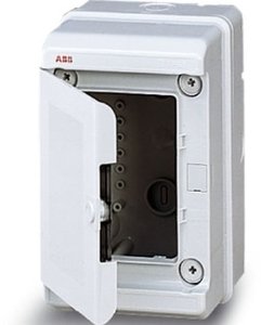 Фото ABB 12764 Europa Бокс настенный серый 140х220х140мм непрозр.дверь IP65