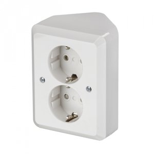Фото ABB Jussi 2TKA003883G1 Розетка (16 А, в сборе, о/у, з/к, белый)