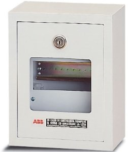 Фото ABB 13150 Livorno бокс авар.настенный 170х210х110мм ШхВхГ с платой серый