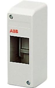 Фото ABB 12422 Luca Крышка для настенного монтажа серая 2мод. без дверцы IP40