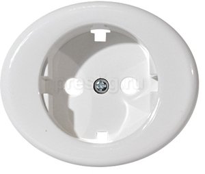 Фото ABB Tacto 5588 BL Накладка розетки (белая)