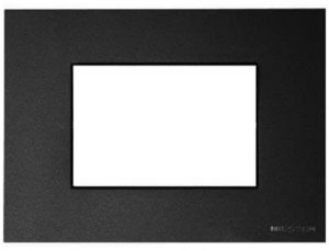 Фото ABB Zenit 2CLA247300N1801 Рамка 1.5 поста итальянский стандарт (3 модуля, антрацит)