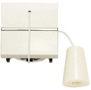 Фото ABB Zenit 2CLA224800N1101 Выключатель кнопочный со шнурком (16 А, под рамку, скрытая установка, белый)