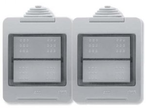 Фото ABB Zenit 2CLA329200N1101 Коробка для открытого монтажа (IP55, 4 модуля, серая)