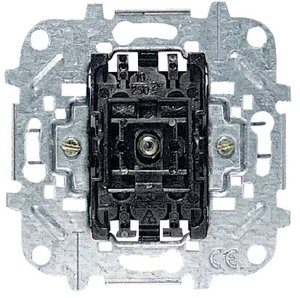 Фото ABB Niessen 2CLA810150A1001 Выключатель одноклавишный (10 А, индикация, механизм, с/у)