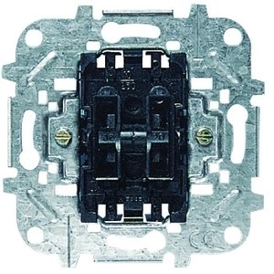 Фото ABB Niessen 8144 Выключатель жалюзийный кнопочный (10 А, без фиксации, механизм, с/у)