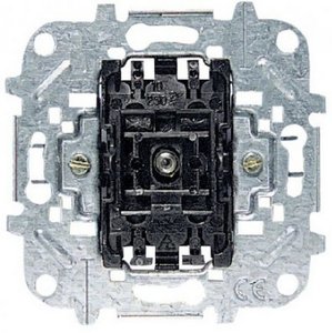 Фото ABB Niessen 2CLA814420A1001 Выключатель двухклавишный кнопочный (10 А, механизм, с/у)