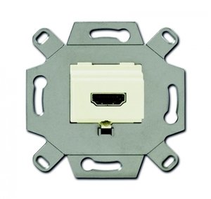 Фото ABB Alpha Exclusive/Alpha Nea 2CKA000230A0430 Механизм HDMI-розетки/разъема (1 шт, механизм, с/у, слоновая кость)