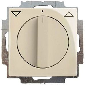 Фото ABB Basic55 2CKA001101A0923 Выключатель жалюзи поворотный (10 А, без фиксации, под рамку, скрытая установка, слоновая кость)