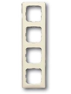 Фото ABB Busch-Duro 2000 2CKA001725A0647 Рамка 4-постовая (универсал, слоновая кость)