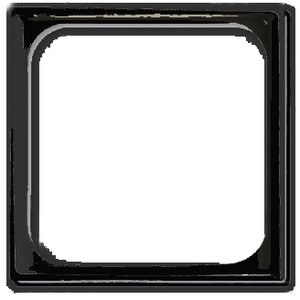 Фото ABB Basic55 2CKA001726A0231 Адаптер для приборов 50х50 мм (chateau-черный)