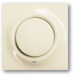 Фото ABB Impuls 2CKA001753A0076 Клавиша одиночная (красная линза, подсветка, слоновая кость)