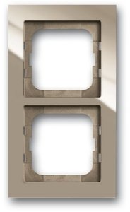 Фото ABB Busch-axcent 2CKA001754A4482 Рамка 2-постовая (maison-beige)