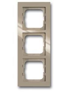 Фото ABB Busch-axcent 2CKA001754A4483 Рамка 3-постовая (maison-beige)