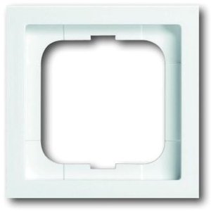 Фото ABB Future Linear 2CKA001754A4504 Рамка 1-постовая (скругленные углы, белая)