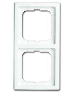 Фото ABB Future Linear 2CKA001754A4508 Рамка 2-постовая (скругленные углы, белая)