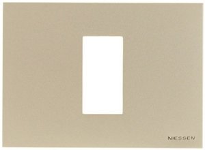 Фото ABB Zenit 2CLA247100N1901 Рамка итальянского стандарта (1 модуль, шампань)