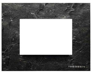 Фото ABB Zenit 2CLA247300N2201 Рамка 1.5 поста итальянский стандарт (3 модуля, сланец)