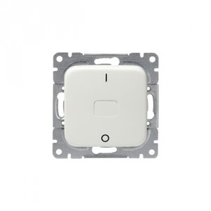 Фото ABB Jussi 2TKA000139G1 Выключатель одноклавишный (16 А, под рамку, IP44, с/у, белый)