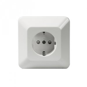 Фото ABB Jussi 2TKA000749G1 Розетка (16 А, в сборе, с/у, з/к, белый)