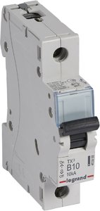 Фото Legrand TX3 403858 Автоматический выключатель однополюсный 10А (10 кА, B)