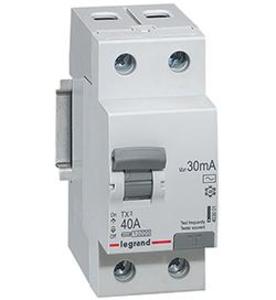 Фото Legrand TX3 403002 Выключатель дифференциального тока двухполюсный 63А 30мА (тип AC)