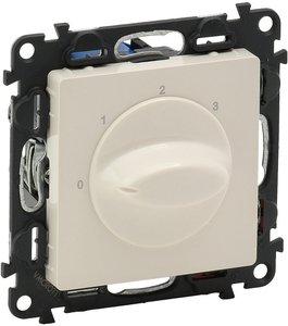 Фото Legrand Valena Life 752232 Выключатель (20 А, IP20, с/у, под рамку, поворотный, кремовый)