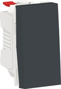 Фото Schneider Electric Unica New NU310154 Выключатель одноклавишный (10 А, 1 модуль, под рамку, скрытая установка, антрацит)