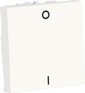 Фото Schneider Electric Unica New NU320118 Выключатель одноклавишный двухполюсный (10 А, 2 модуль, под рамку, скрытая установка, белый)