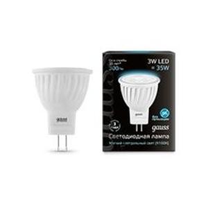 Фото Gauss 132517203 Лампа LED MR11 3W GU4 4100K FR