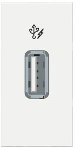 Фото Schneider Electric Unica New NU342818 Розетка USB (USB, 1 модуль, под рамку, скрытая установка, белая)