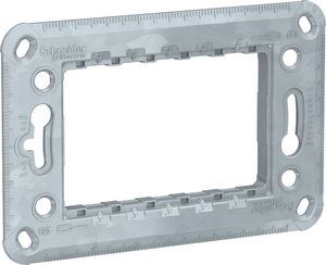 Фото Schneider Electric Unica New NU7103 Суппорт на 3 модуля без монтажных лапок