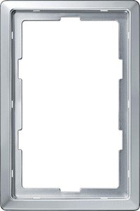 Фото Schneider Electric Merten Artec MTN481960 Рамка 1.5-постовая (вертикальная, алюминий)
