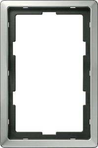 Фото Schneider Electric Merten Artec MTN481946 Рамка 1.5-постовая (вертикальная, сталь)