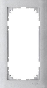 Фото Schneider Electric Merten M-Pure Decor MTN4025-3660 Рамка 2-постовая (универсальная, алюминий)