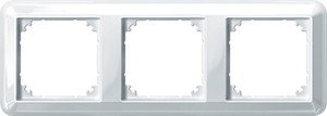 Фото Schneider Electric Merten M-Trend MTN4030-1219 Рамка 3-постовая (универсальная, белая)