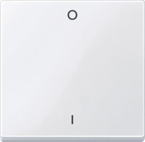 Фото Schneider Electric System M MTN432225 Клавиша одиночная "вкл/выкл" (белая)
