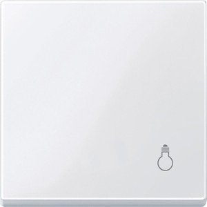 Фото Schneider Electric System M MTN438925 Клавиша одиночная "Свет" (белая)