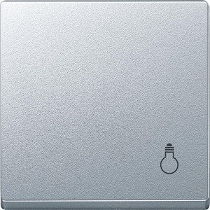 Фото Schneider Electric System M MTN439960 Клавиша одиночная "Свет" (алюминий)