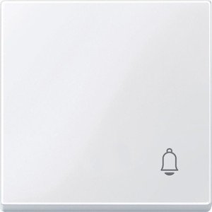Фото Schneider Electric System M MTN438825 Клавиша одиночная "Звонок" (белая)