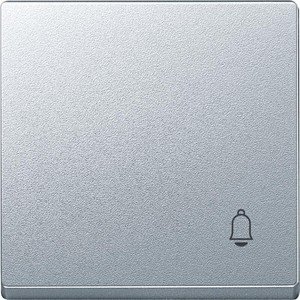 Фото Schneider Electric System M MTN439860 Клавиша одиночная "Звонок" (алюминий)