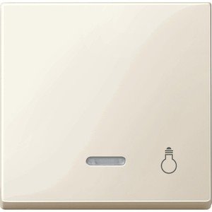 Фото Schneider Electric System M MTN435944 Клавиша одиночная с линзой "Свет" (индикация, бежевая)