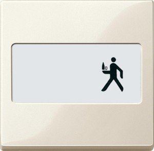 Фото Schneider Electric System M MTN432344 Клавиша одиночная с полем для написи (бежевая)