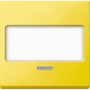 Фото Schneider Electric System M MTN3370-0307 Клавиша одиночная с полем для написи и окошком (индикация, желтая)