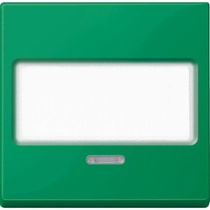 Фото Schneider Electric System M MTN3370-0304 Клавиша одиночная с полем для написи и окошком (индикация, зеленая)