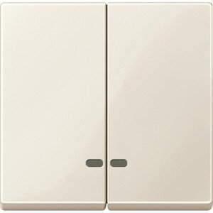 Фото Schneider Electric System M MTN3420-0344 Клавиша двойная с окошком (индикация, бежевая)