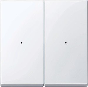 Фото Schneider Electric System M MTN619225 Клавиша двойная (белая)