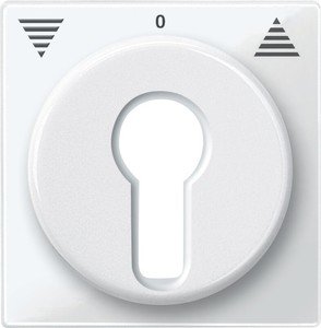 Фото Schneider Electric System M MTN319419 Клавиша двойная для рольставней с фиксатором (полярно-белая)