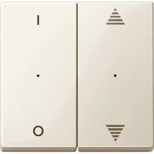 Фото Schneider Electric System M MTN619544 Клавиша двойная "I/O" со стрелками вверх/вниз (KNX, бежевая)