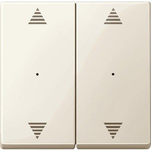 Фото Schneider Electric System M MTN619744 Клавиша двойная со стрелками вверх/вниз (KNX, бежевая)